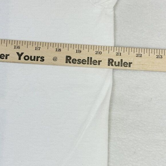 Vintage 90s Big Time Sports T-Shirt White Large Football Single Stitch - Picture 9 of 10